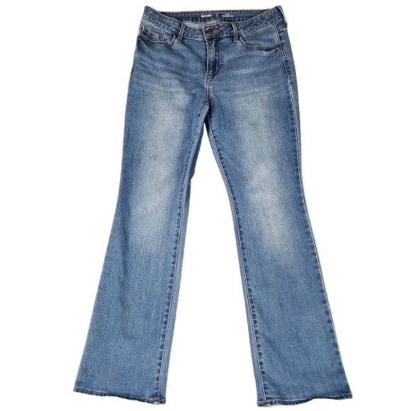 Old Navy Denim - Old Navy Mid Rise Knicker Boot Cut Classic Blue Women's Jeans Size 8 Short